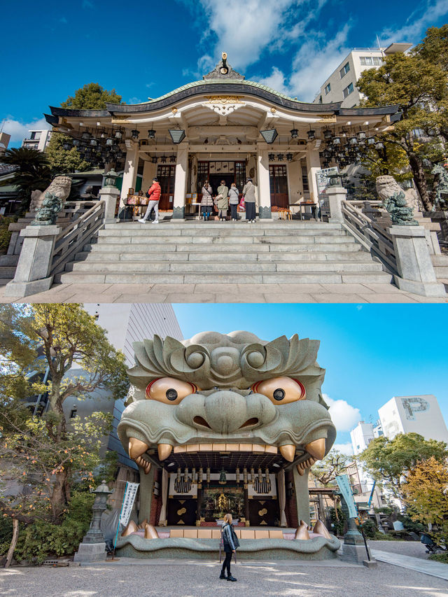Namba Yasaka Shrine ศาลเจ้าหัวสิงโตที่โอซาก้า🦁