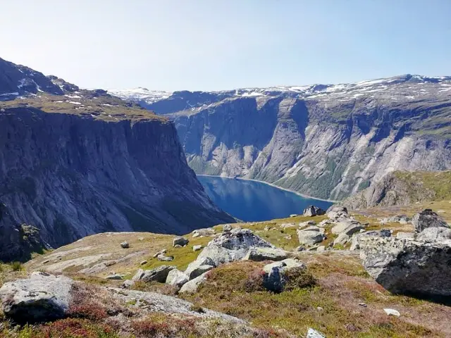 Beautiful scenery at the Trolltungga 2023