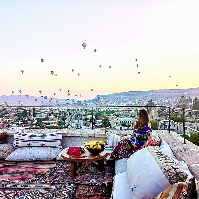 📍 Cappadocia Turkey 🇹🇷 Beautiful sunrise 