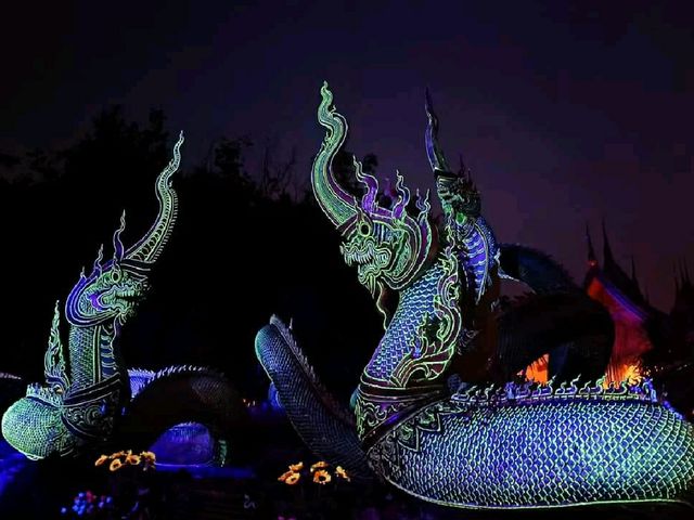 ชมพญานาคเรืองแสง @วัดป่าภูปัง