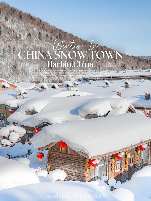 ตะลุยหมู่บ้านหิมะ China Snow Town ฮาร์บิน