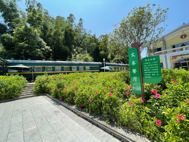 Romantic Train Restaurant in Huangpu, Guangzhou