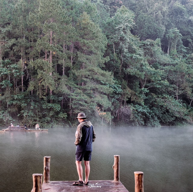 ล่องแพที่ปางอุ๋ง สัมผัสบรรยากาศยามเช้าสุดฟิน 🌲