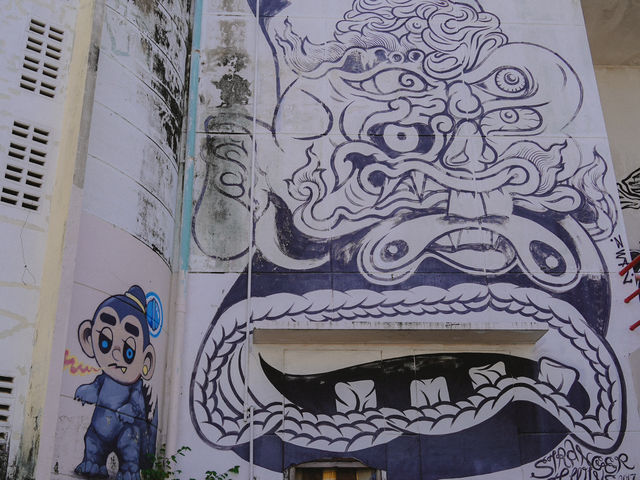 Street Art บ้านโป่ง สายอาร์ตต้องมาโดน