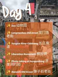 🇨🇳 solo trip itinerary • Chong Qing