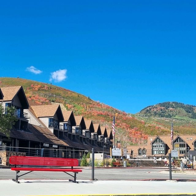 红黄绿的季节@Park City, Utah