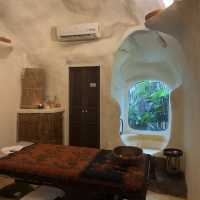 Spa in a cave