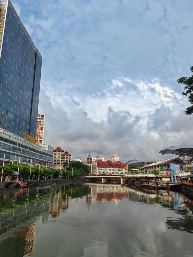 A beautiful view of singapore river🇸🇬