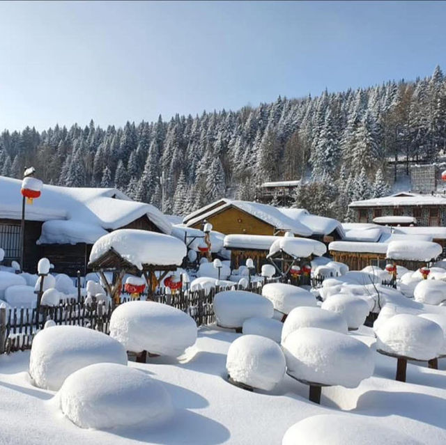 China’s Snow Town📍𝐱𝐮𝐞 𝐱𝐢𝐚𝐧𝐠