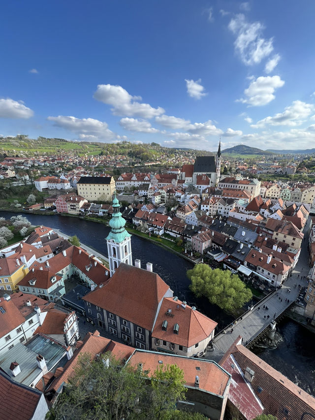 Spectacular view from the top of the tower