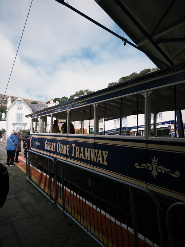 Springtime Ascent on the Great Orme Tramway, Llandudno