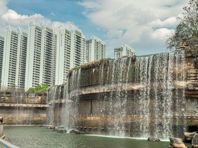 เดินเที่ยว Kunming Waterfall Park 🇨🇳
