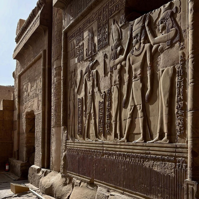 A Morning at Kom Ombo: Where Crocodiles and Falcons Reign
