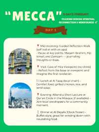 Mecca itinerary 