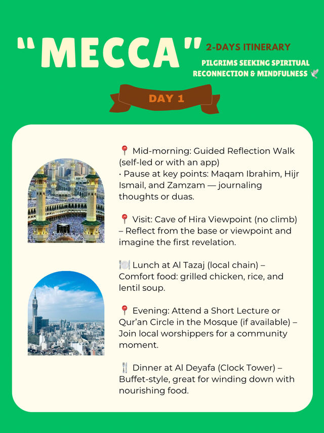 Mecca itinerary 