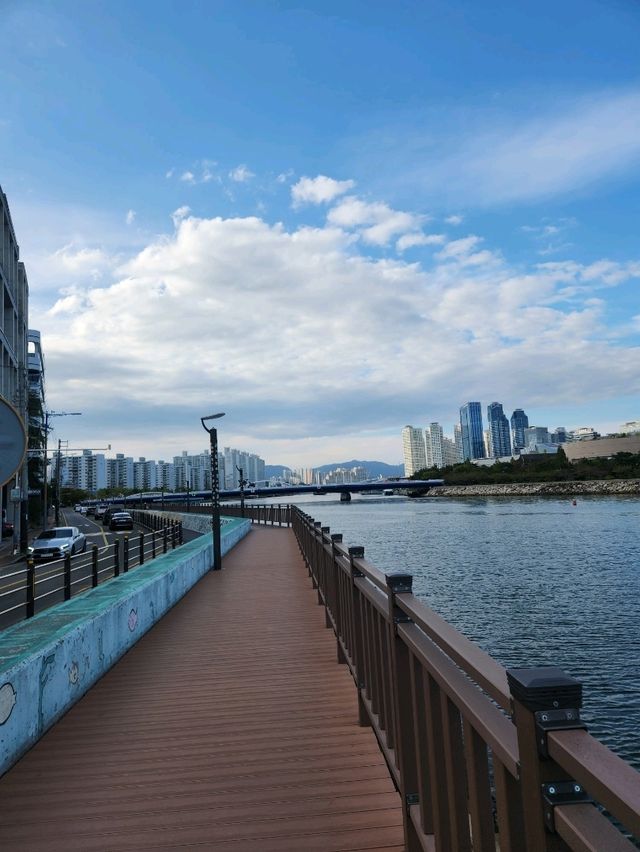광안리에서 민락수변공원산책길따라 센텀까지 걷기코스 강추✨️