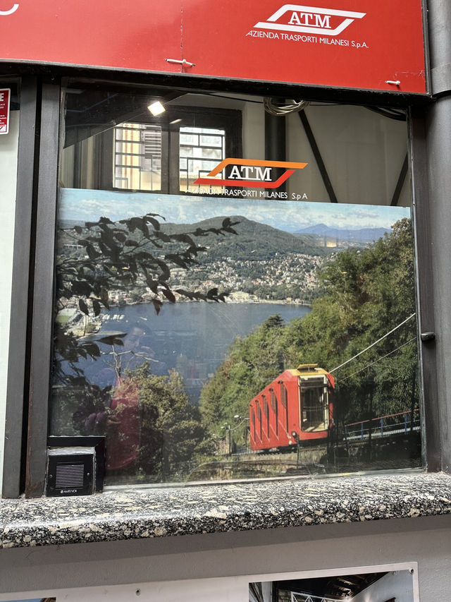 意大利科莫坐登山纜車🚡欣賞科莫湖美景🩵