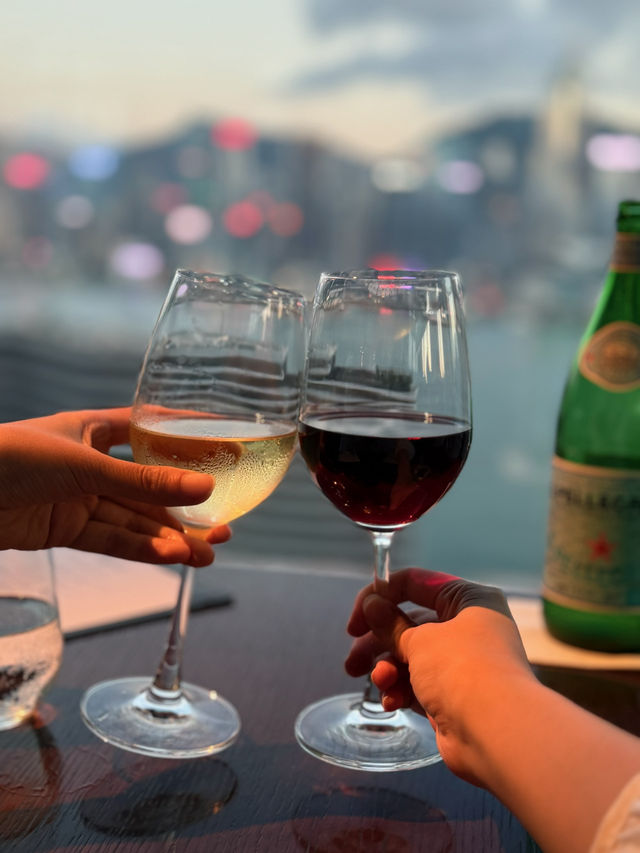 🇭🇰| 尖沙咀 - 海景靚飯+維港夕陽無遮擋視野！🍣🍝