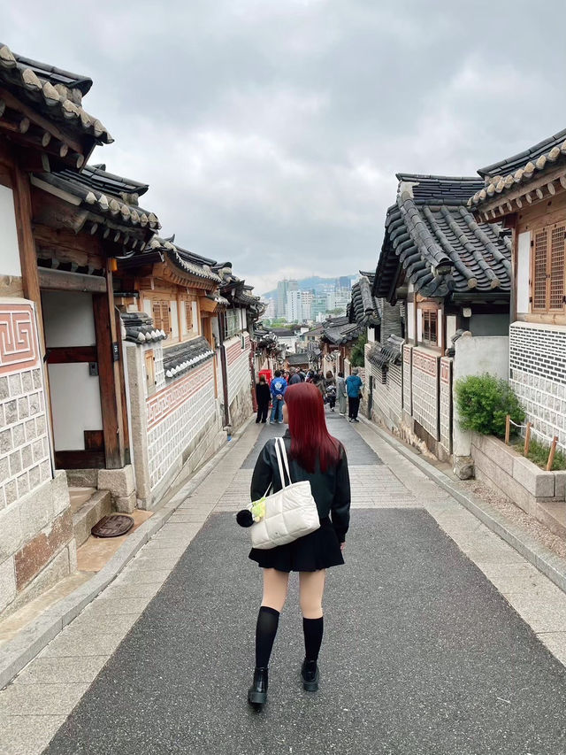เที่ยวหมู่บ้านเกาหลีโบราณ Bukchon hanok village