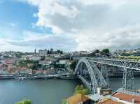 Enjoying sunset in Gaia, Porto in Portugal