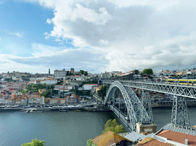 Enjoying sunset in Gaia, Porto in Portugal