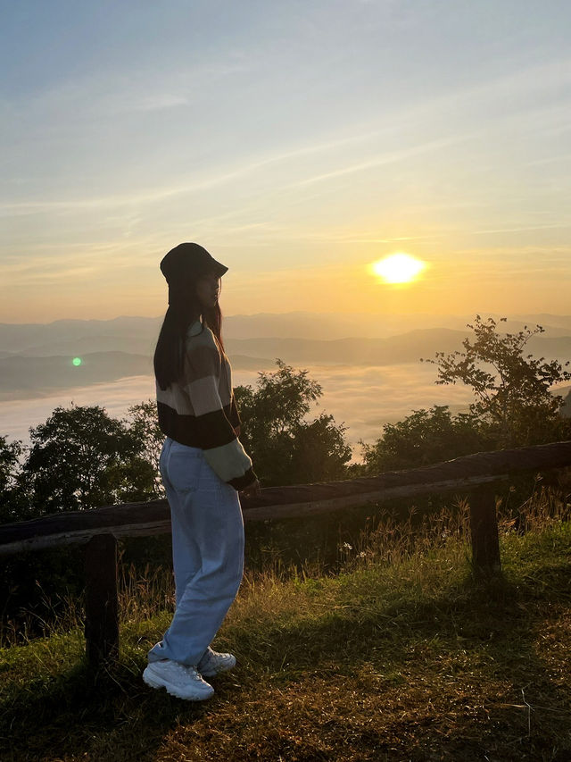 หมอกหนาเท่าหัวใจ… ดอยเสมอดาว น่าน ✨🌫️