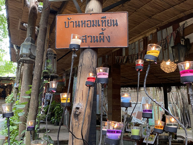 บ้านหอมเทียน ที่มีกิจกรรมเพียบ ไม่ไกลจาก กทม.