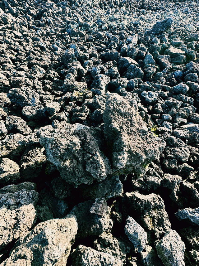 From Fire to Farm: Black Lava Trails of Mount Batur