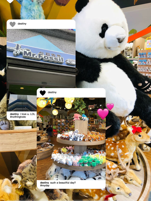 樂園中的精品店很多特別可愛的公仔🐯🦁🐻🐮