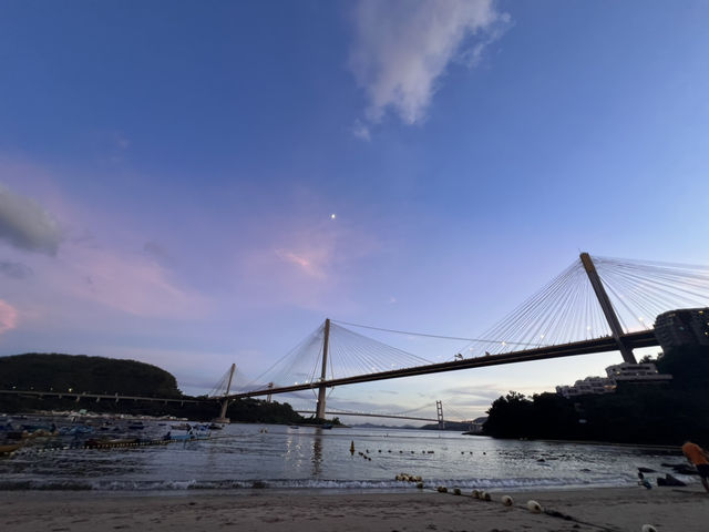 汀九灣泳灘🇭🇰：隱藏在城市邊緣的寧靜天堂