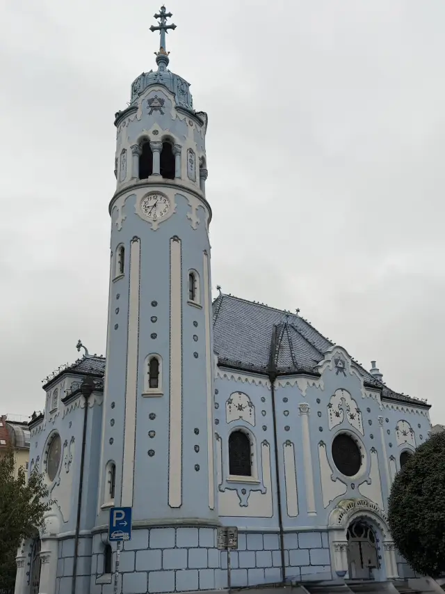 Bratislava’s Blue Church: A Disney Fairytale Come Alive 🌈🏰