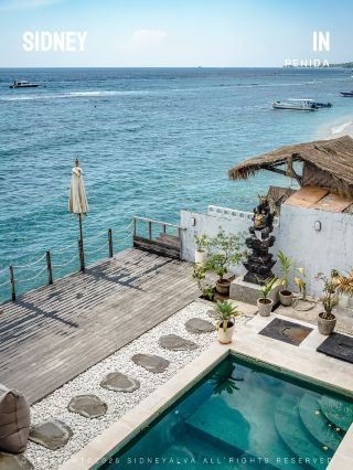 Nusa Penida ⛰ 100 RMB per person! Relax and enjoy ocean views and volcano views.