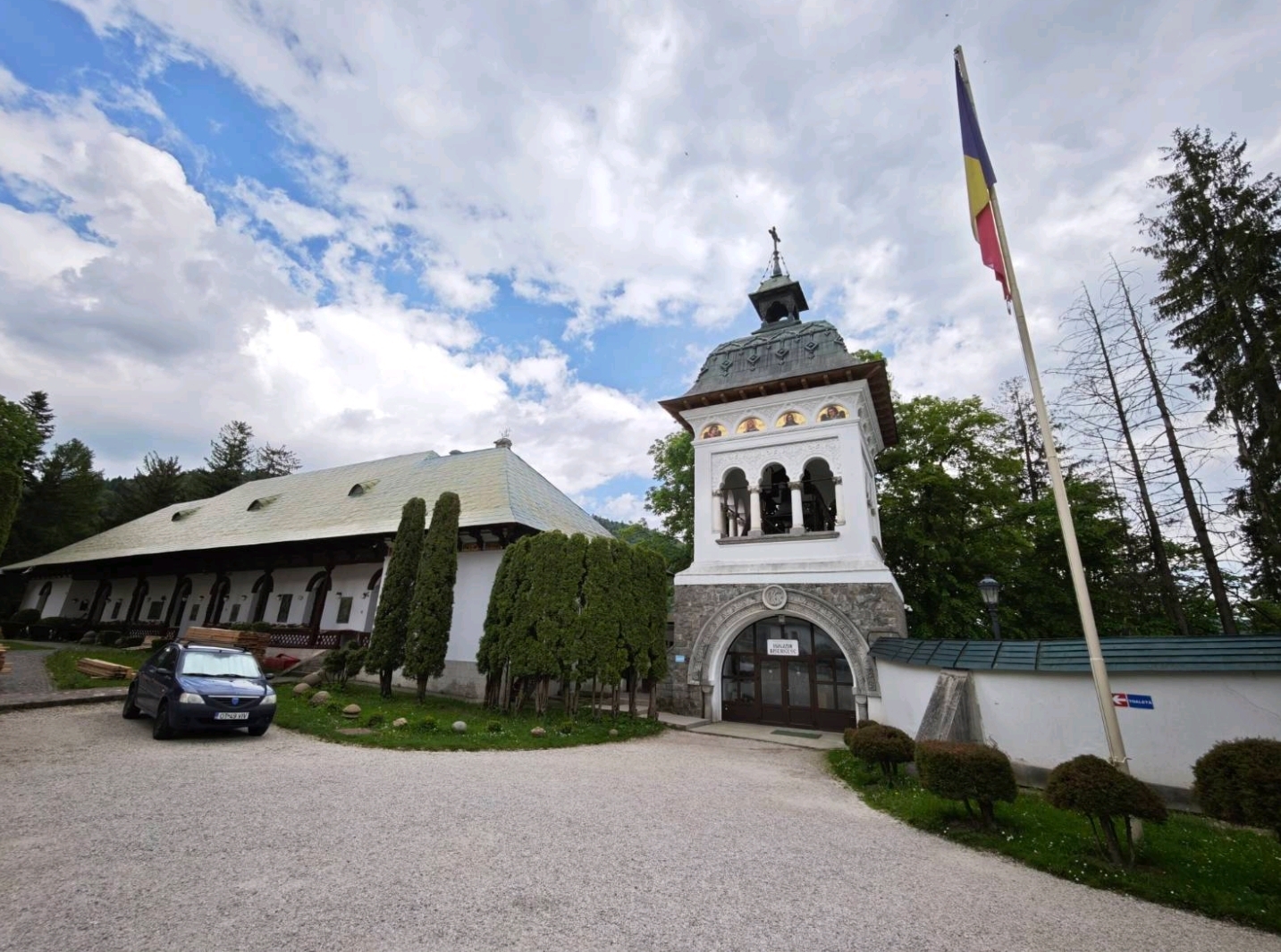 Two churches, old and new, within the monastery #Sinaia Monastery, Romania - Sinaia, Prahova County, Romania