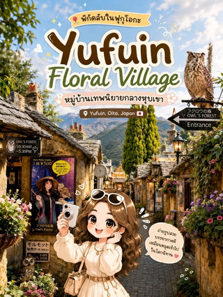ยูฟุอิน 🏡✨หมู่บ้านที่เหมือนอยู่ในโลกนิทาน