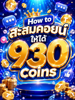 ✨ How to สะสมคอยน์ให้ได้ 930 Coins ง่ายกว่าที่คิด!