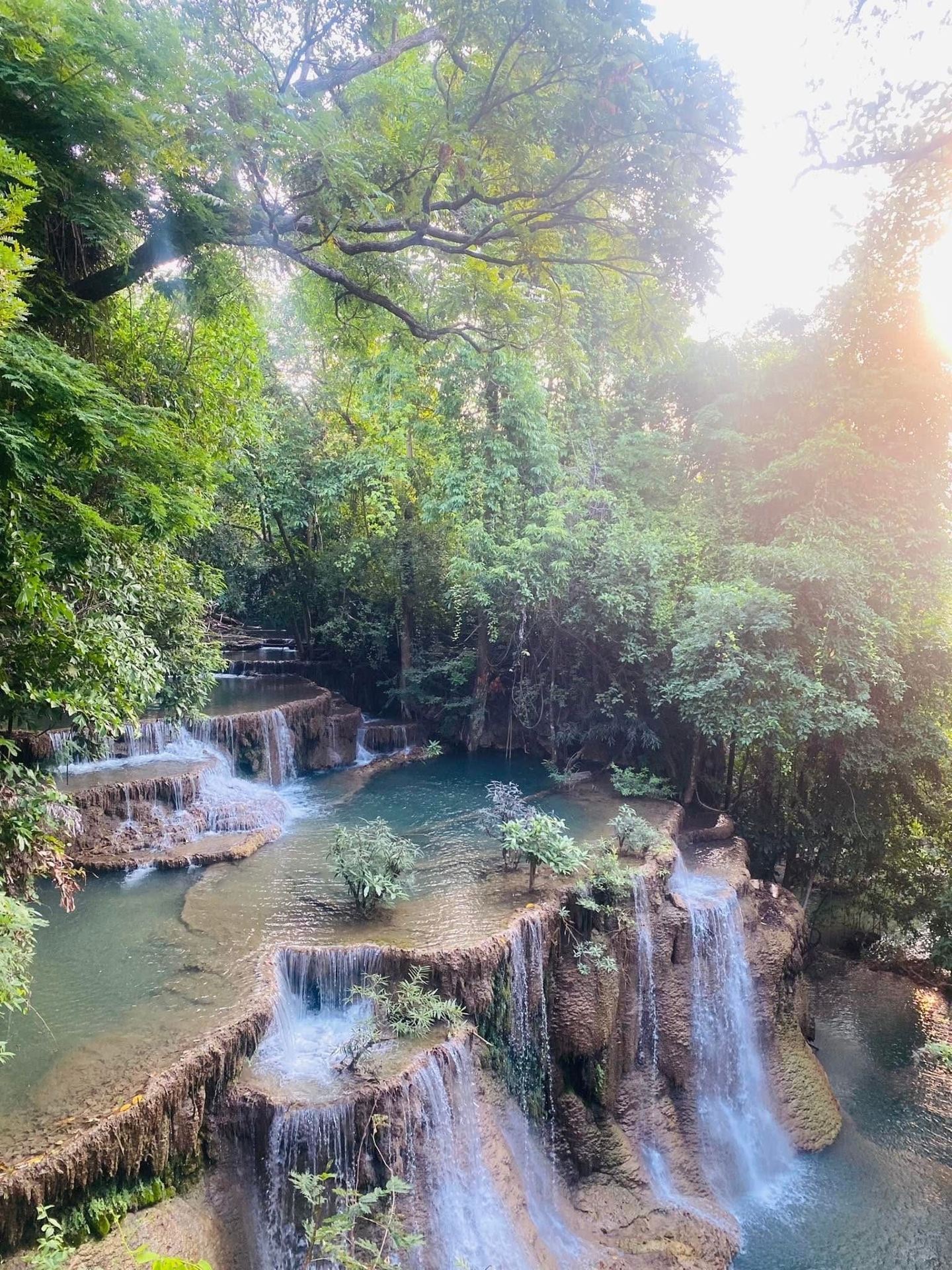 Huai Mae Khamin Waterfall, Kanchanaburi.