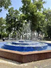 Spring Strolls at Central Park, Samarkand
