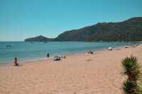 Corfu's Calm Golden Sand Coast: Agios Georgios Beach