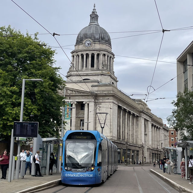 Nottingham🇬🇧Castle, City, Windmill & Riverside Explored 🏰🚶‍♀️🌬️🚴