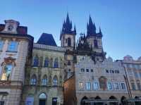 Staroměstské náměstí, or Old Town Square, in Prague.