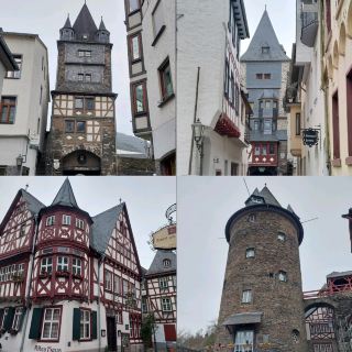 ドイツのバハラッハ、絵のように美しい魅力的な中世の町。
