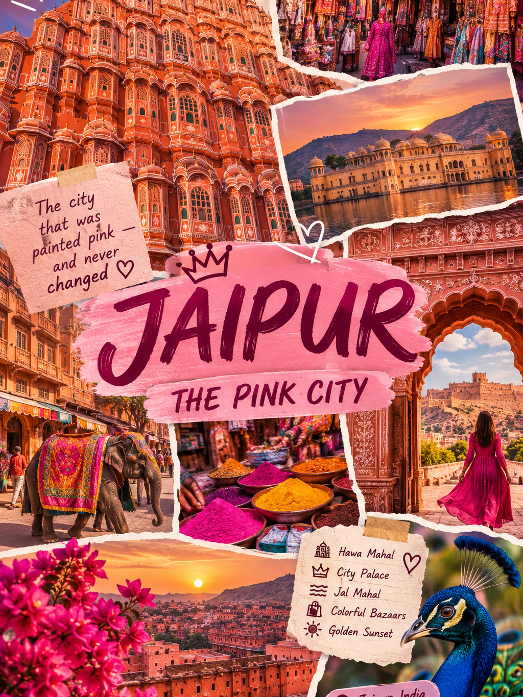 THE CITY THAT WAS PAINTED PINK 🩷  AND NEVER CHANGED