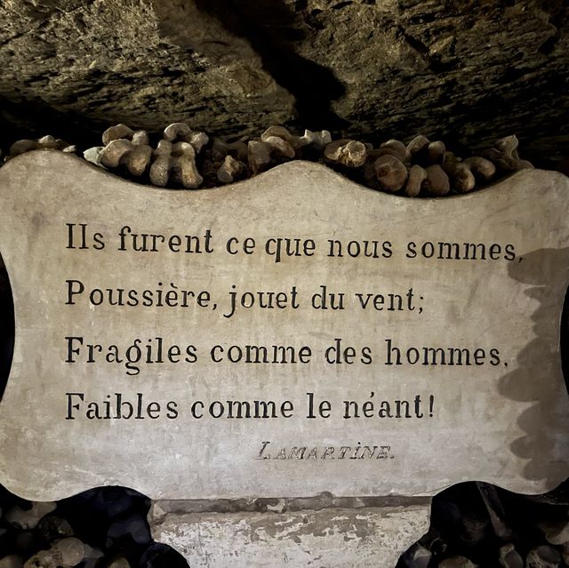 Catacombs of Paris always amazes!