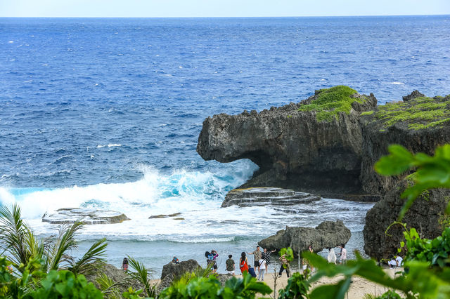 Saipan Island popular check-in spot: Crocodile Head Beach