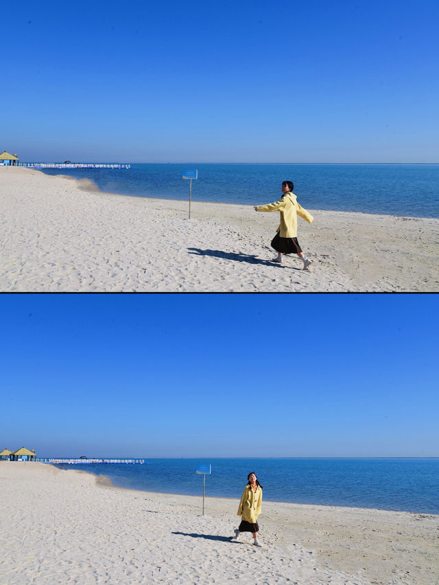 上海自駕2h很難想像江蘇還有這麼藍的海