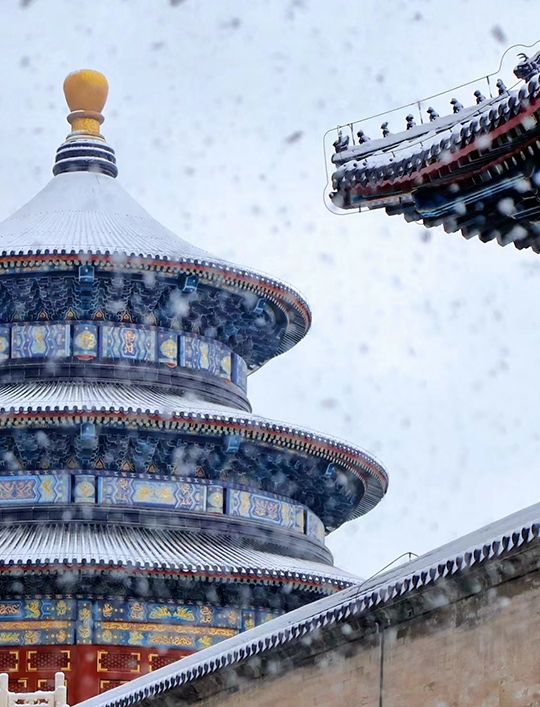 北京雪景｜天壇公園