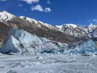 西藏｜來古冰川景區內全程徒步照片分享5-回程右側超藍藍冰