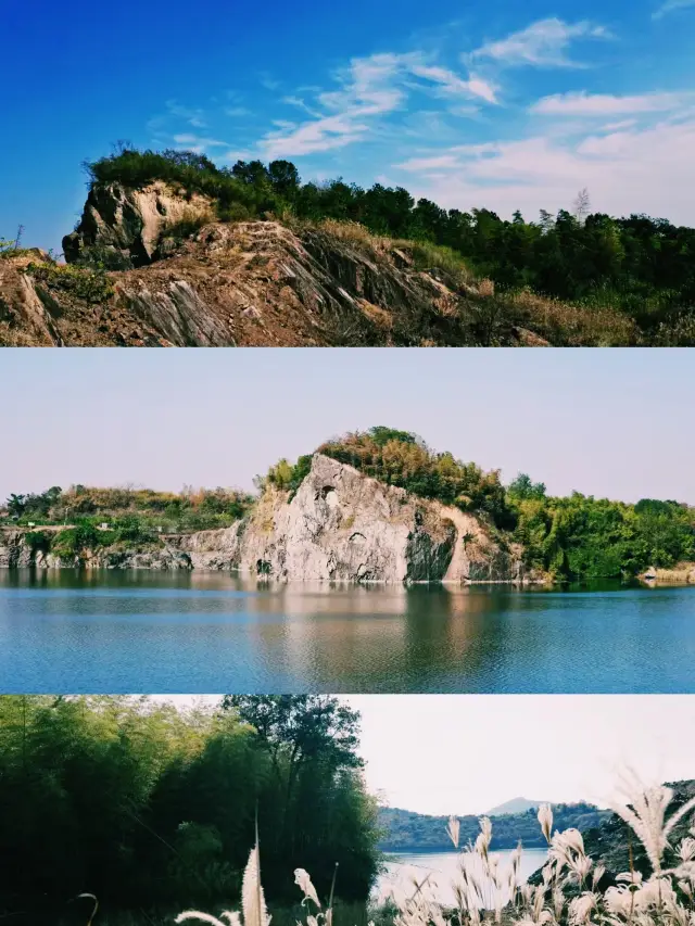 녹색 비취 호수!! 폐광산이 자연스럽게 형성되었다