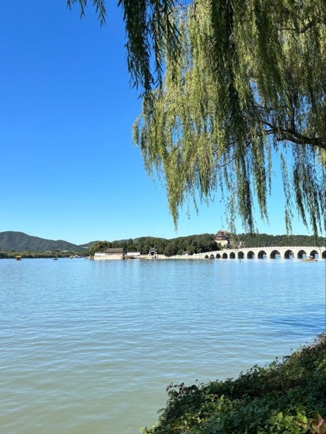 北京頤和園｜天鵝溫柔了皇家園林。