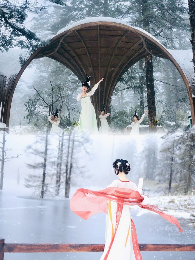 成都周邊｜南方小土豆在瓦屋山看雪，美爆了。